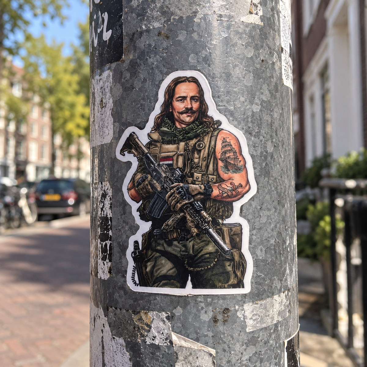 Sticker Pakket Qua Patet Orbis - 5 Stuks