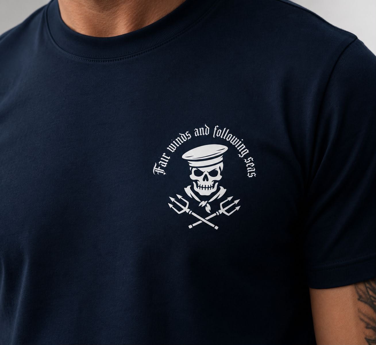 Skeleton Crew Navy Shirt