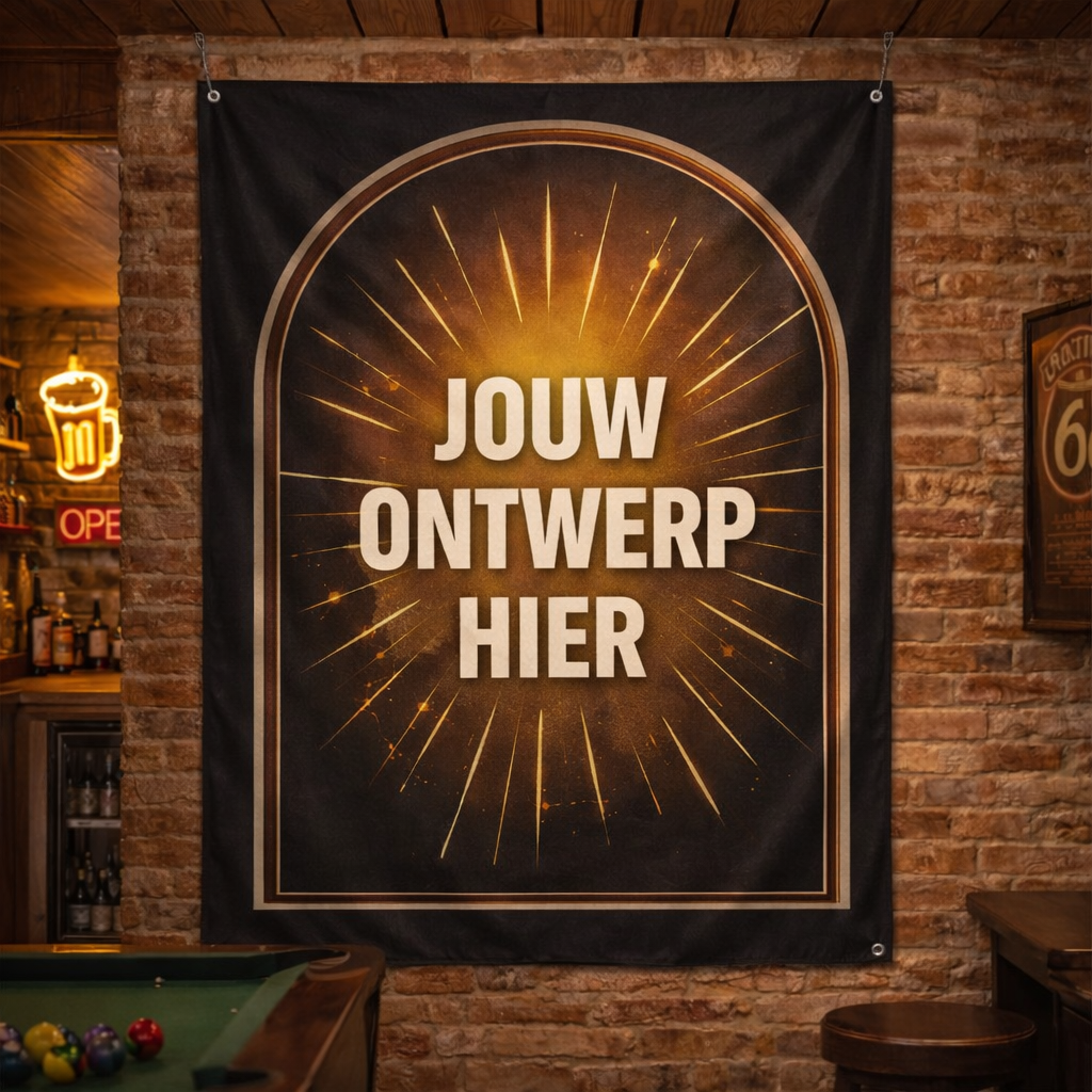 Gepersonaliseerde Vlag - Verticaal